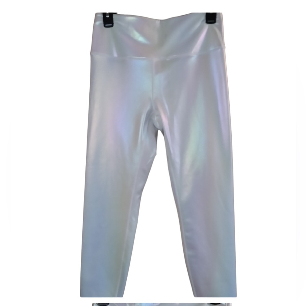 ZYIA Iridescent White Leggings